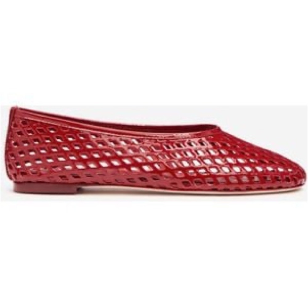 BNIB Reformation Paulina Red Women's Ballet Flats size 8